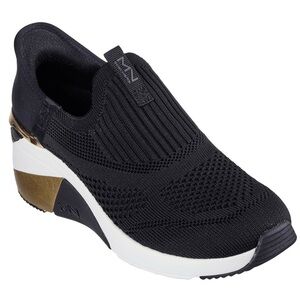 Skechers and Mark Nason Slip-On Women's Sneaker - Black and Gold Women’s 7 NWOB